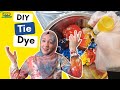 Tie dye tshirt  hijab  noor kids crafters  diy for muslim kids