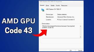 Fix AMD GPU Error code 43 Fix Nvapiwrapper Dll And Gpu Errors