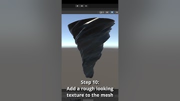 Use BLENDER to make a Tornado to use in UNITY! [Blender & Unity Tutorial] #shorts #blender #unity