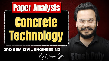 🔥Paper Analysis | Concrete Technology | G6 Batch | Gaurav Sir
