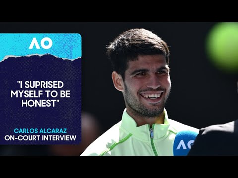 Video Carlos Alcaraz On-Court Interview | Australian Open 2026 Fourth Round