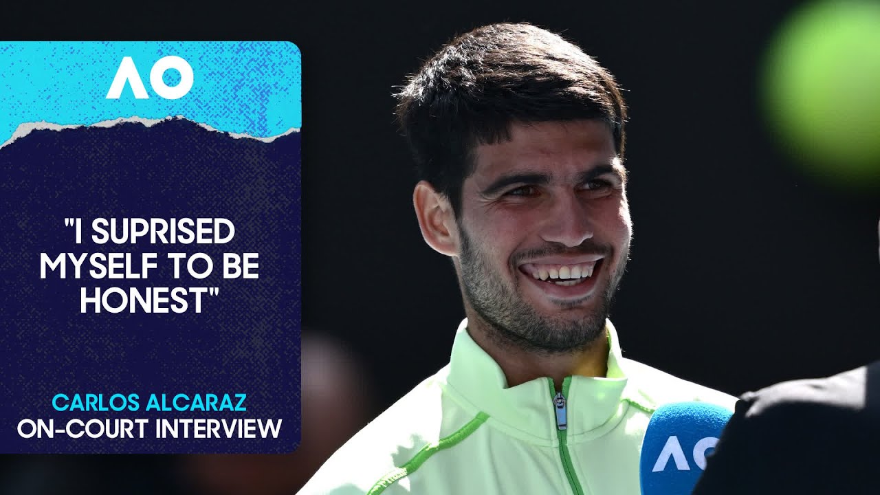 Carlos Alcaraz On-Court Interview | Australian Open 2026 Fourth Round