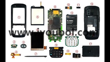 LCD Module and Touch Replacement and Anyother components for Motorola Symbol MC45 MC4587 MC4597