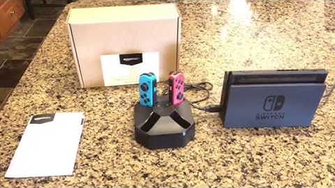 Amazonbasics Nintendo Switch Charging Station Setup