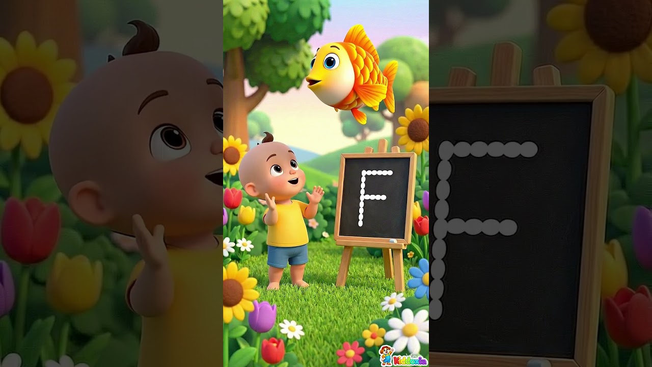 Обведение букв ABCD (E-G) ✏️✨ Увлекательное написание алфавита | Kiddoxia 