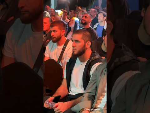 Islam Makhachev and Conor McGregor at the same event
