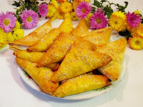 Лаваш с вкуснятиной, сытно и хрустяще! Выручалочка для перекуса!