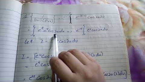 Convolution Theorem / Exercise 11.2/ Part 4 /Mathematical Methods