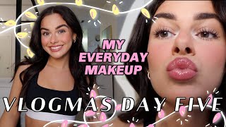 VLOGMAS DAY 5: Everyday 20min &quot;WORK&quot; Makeup || EJB