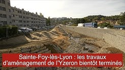 Sainte-Foy-lès-Lyon : les travaux d’aménagement de l’Yzeron bientôt terminés