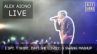 Live I Spy, T Shirt, Isn't She Lovely, & Swang MASHUP | Alex Aiono