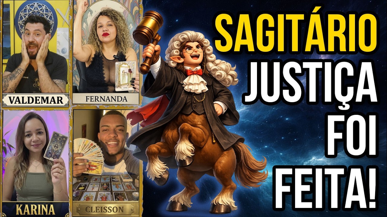 ♐ SAGITÁRIO: A JUSTIÇA CHEGOU! QUEM TE FERIU FOI EXPOSTO E O MAL CAIU (Previsão Urgente)