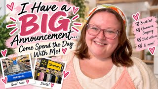I Have a BIG Announcement…Come Spend the Day With Me: Shopping, Chatting, & ALL the Things