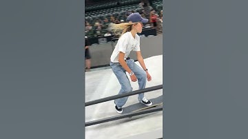Crook Nollie Heel and Crook Nollie Flip - Momiji Nishiya and Chloe Covell at SLS Miami Practice