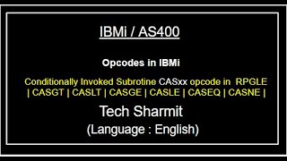 Celebrity IBMi (AS400) Working of CASxx opcode in rpgle | as400 for beginners | Opcode in rpgle | as400 opcode Net Worth