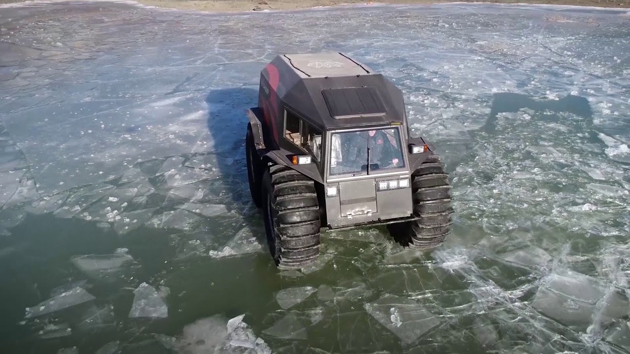 СнегоБолотоход Шерп. Моменты - YouTube