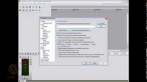 Tutorial Screencast For Cockos Reaper: VST And DX Plugin Environment