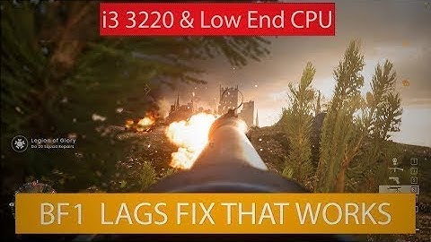 UpdateBattlefield 1 Multiplayer Lag Fix for Low End Processor PC 2017   BF1 i3 processor lags fix