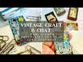 Vintage Craft &amp; Chat | Easy Hidden Paper Clips Tutorial | Junk Journal Embellishments #howto