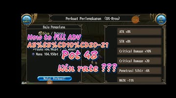 Fill ADV A8%S8%CD10%CD20-21 Pot 48 | Toram Online