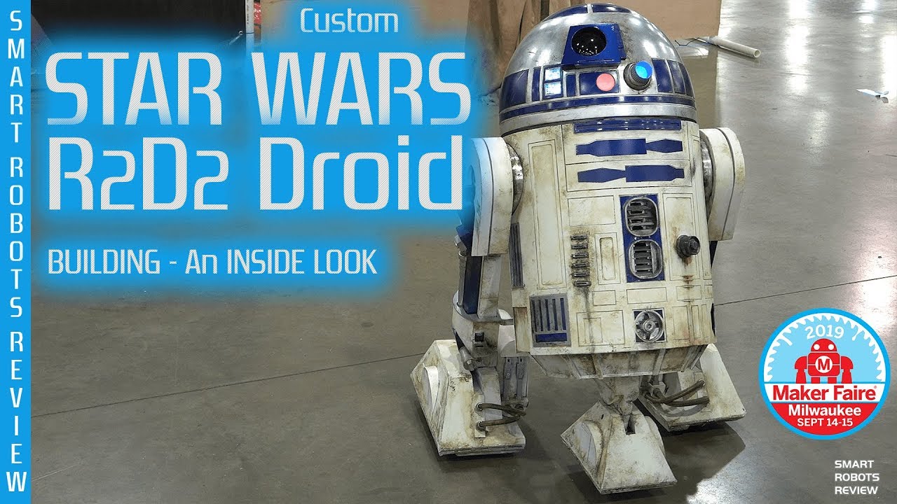 faldskærm Reproducere Samarbejde Custom Star Wars R2D2 Droid Building - An Inside Look - Smart Robots Review  - YouTube