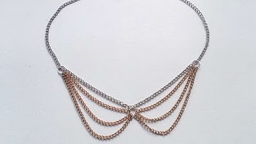 How To Create A Chain Collar Necklace - DIY Crafts Tutorial - Guidecentral