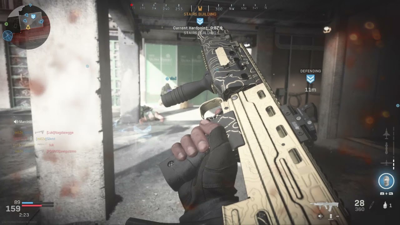 Modern warfare non commentary gameplay - gold SA87