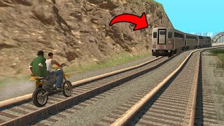 Never FOLLOW THE TRAIN to San Fierro in GTA San Andreas ! (Secret Cutscene) screenshot 3