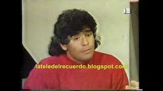 Maradona reporteado por Guinzburg - 1992