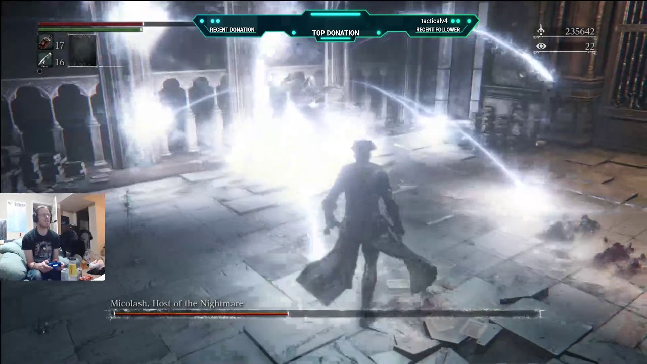 Bloodborne Single Weapon Run Rifle Spear Part 4 YouTube