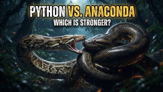 Python vs. Anaconda: Which Is Stronger 🐍💪 | The Ultimate Snake Showdown