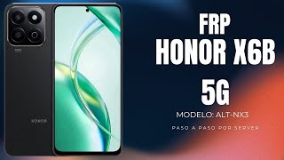 FRP HONOR X6B 5G | ELIMINAR CUENTA GOOGLE HONOR ALT-NX3 | ALT-NX3 FRP | ELIMINAR CUENTA GOOGLE HONOR