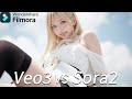 【Filmora】話題のAI動画生成ツール徹底比較！Veo3＆Sora2