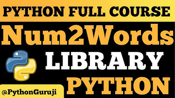 Convert Numbers to Words with Python