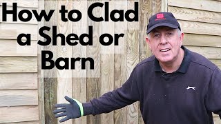 How to affordably clad an outbuilding