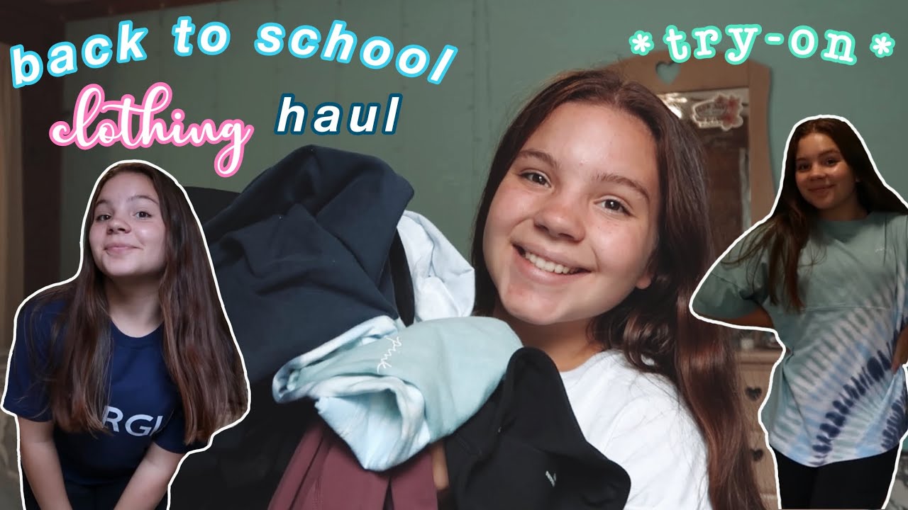 back to school clothing try on haul 2021 // sophomore year *cute + comfy*