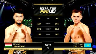Akmal Ubaidov 🇹🇯 vs Yerzhan Zalilov 🇰🇿 | IBA.PRO 6 | May 23, 2025 | Dushanbe, Tajikistan