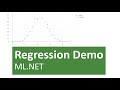 Regression Demo with ML.NET (Tutorial, ML.NET, Jupyter)