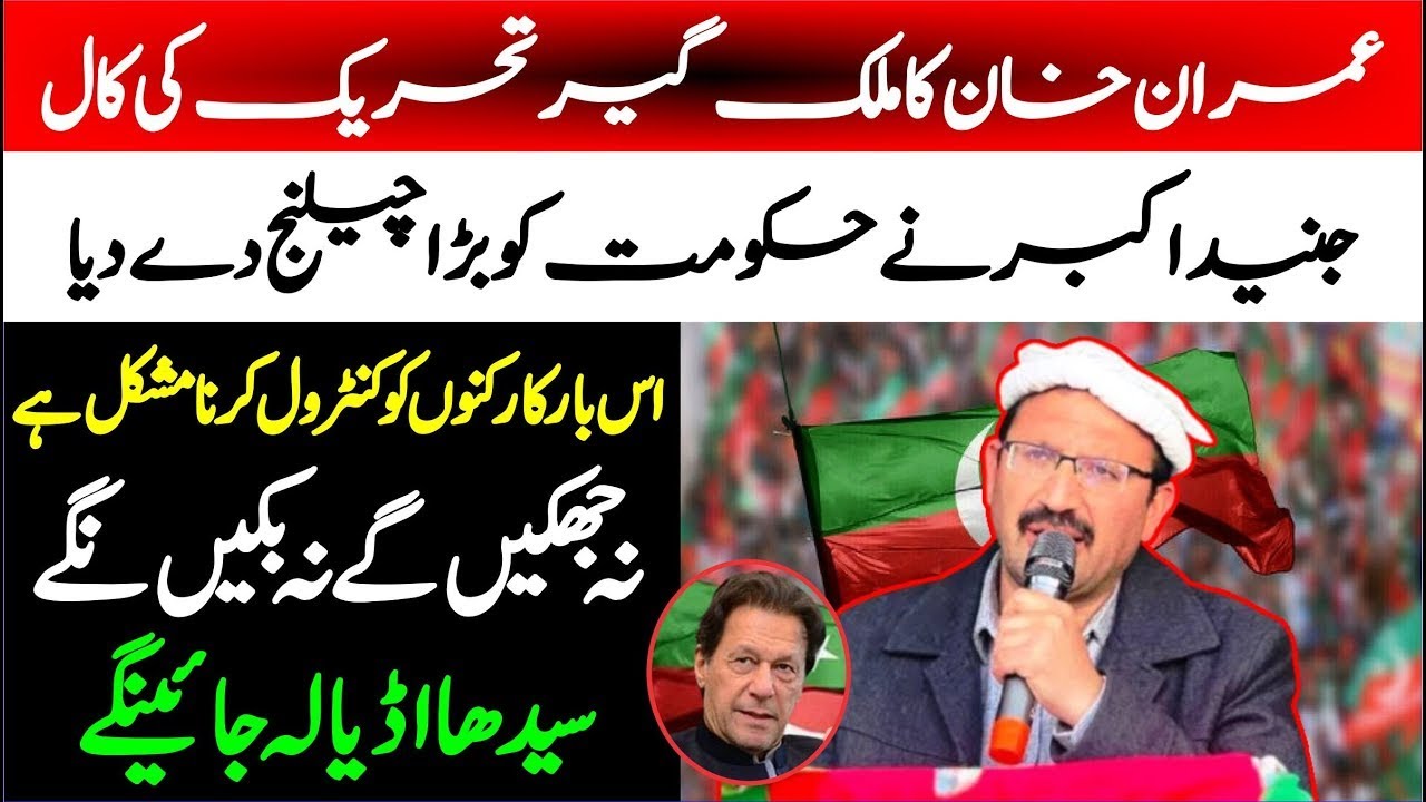 Imran Khan Protest Call | Junaid Akbar Fiery Speech To Workers Convention