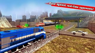 Train racing  ट्रेन रेसिंग गेम डाउनलोड किजीए विलकूल फ्री ! screenshot 3