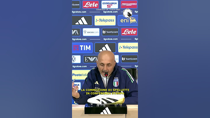 Italia, la commozione di Luciano Spalletti in conferenza stampa