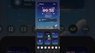 How to Change Clock Color in Samsung Galaxy Phone Lock Screen | Personalize Your Lock Screen screenshot 4