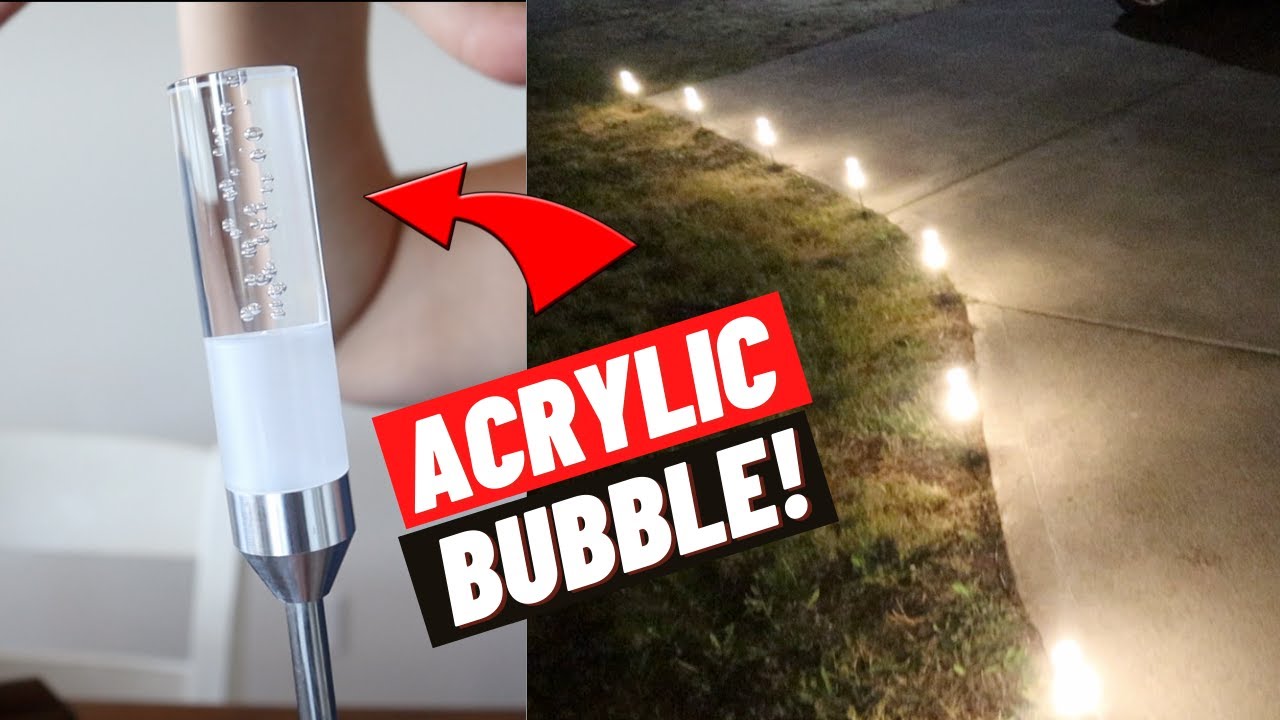 GreenClick LED Pathway Lights SUPER BRIGHT Unboxing and Review | Acrylic Bubble Outdoor Path Lights