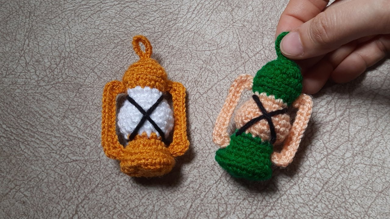 فانوس رمضان كروشية بشكل جديد2021/Crochet Ramadan Lantern