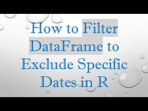 How to Filter DataFrame to Exclude Specific Dates in R