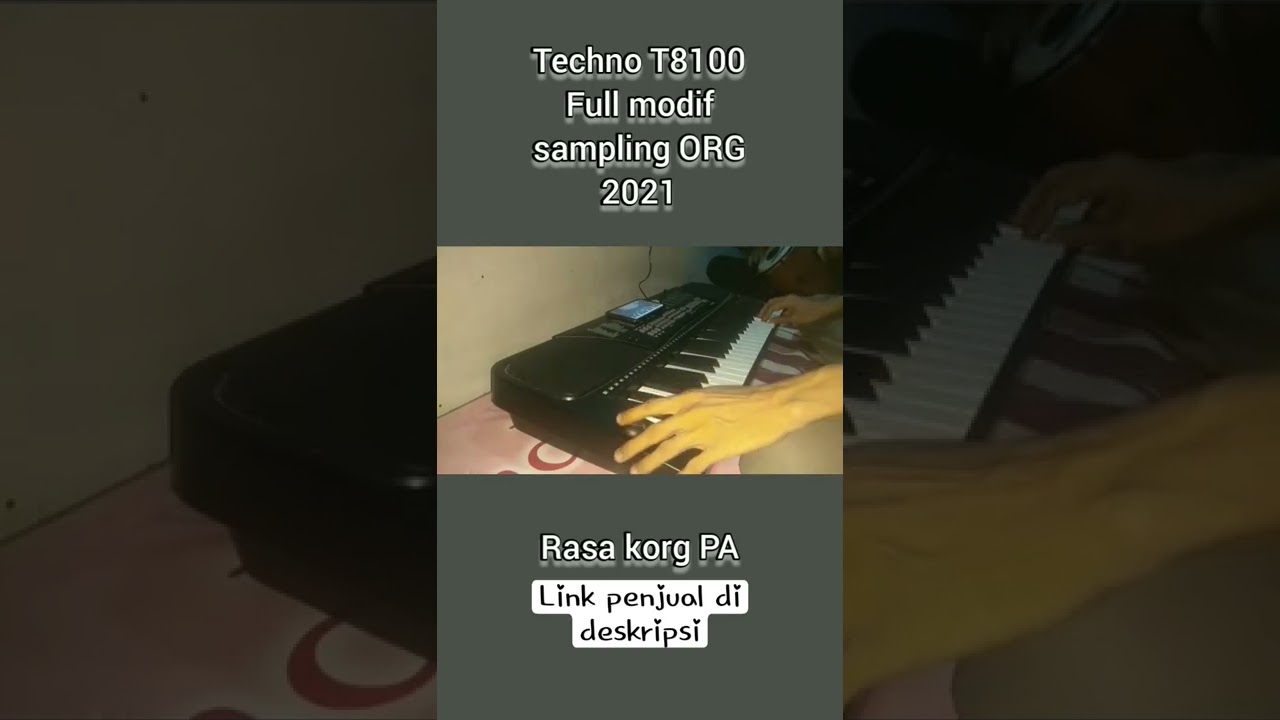 Keyboard techno t8100 sampling org 2021