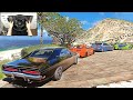 Fast and furious convoy  forza horizon 5 steering wheel  shifter gameplay
