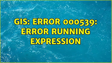 GIS: ERROR 000539: Error running expression (2 Solutions!!)