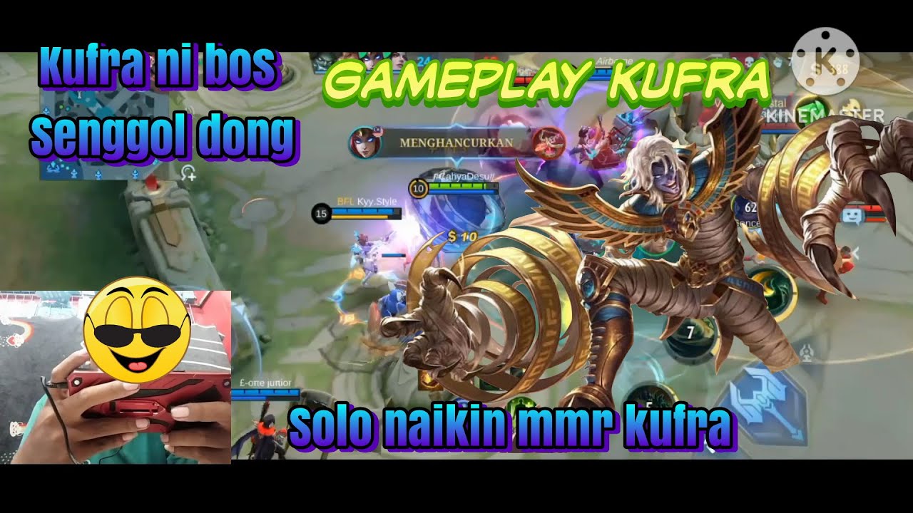 "naikin mmr kufra" solo rank and moment"!!. Mobile legend. YouTube