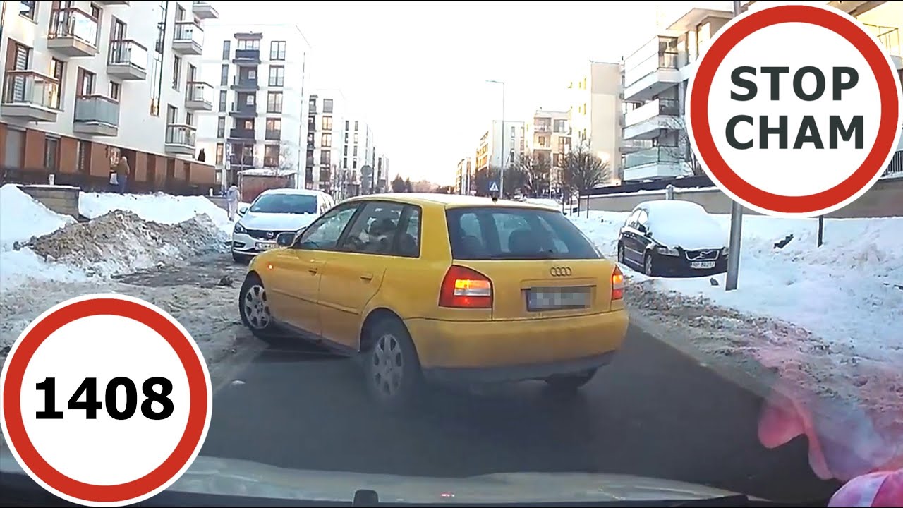 Stop Cham #1408 - Niebezpieczne i chamskie sytuacje na drogach